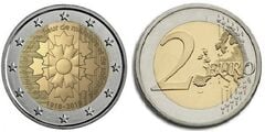 2 euro (100° anniversario della Prima Guerra Mondiale - Bleuet de France)