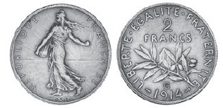 2 francs