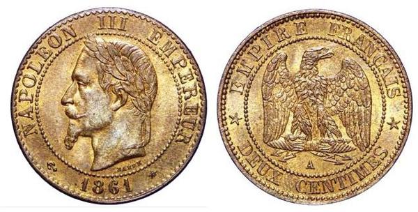 2 centimes (Napoleone III)