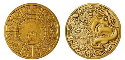 1/4 di euro (Anno del Drago)