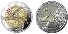 2 euro (Juegos Olímpicos, París 2024- color)