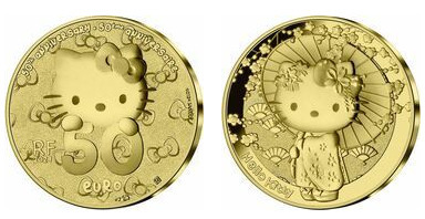 50 euro (50° anniversario della nascita di Hello Kitty)