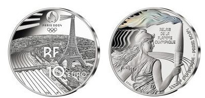 10 euro (Fiaccola Olimpica)