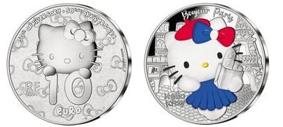 10 euro (Hello Kitty, Francia)