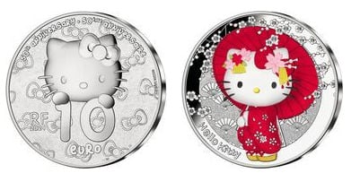 10 euro (Hello Kitty, Giappone)