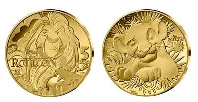 5 euro (30° anniversario del Re Leone)