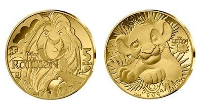5 euro (30 anni del Re Leone)