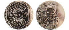 10 euro (50° anniversario della morte di Josephine Baker)