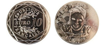10 euro (50° anniversario della morte di Josephine Baker)