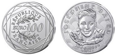 100 euro (50° anniversario della morte di Josephine Baker)
