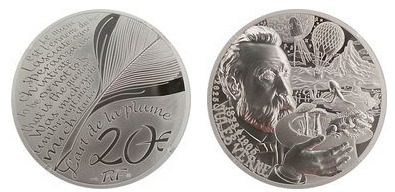 20 euro (120° anniversario della morte di Jules Verne)