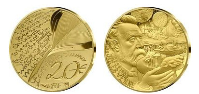 20 euro (120° anniversario della morte di Jules Verne)