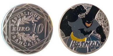 10 euro (90 anni di DC COMICS - Batman)