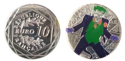10 euro (90 anni di DC COMICS - Joker)