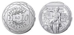 10 euro (50° anniversario dell'arrivo sugli Champs Elysées)