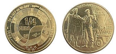 1/4 di euro (80 anni del D-Day, Paesi Bassi)