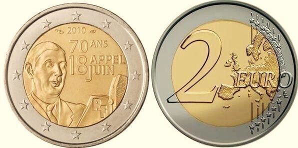 2 euro (70° anniversario dell'Appello del 18 giugno)