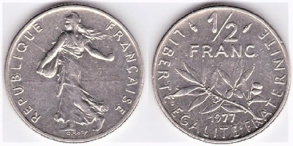 1/2 franc