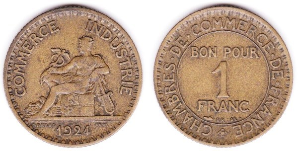 1 franc (Camere di commercio)