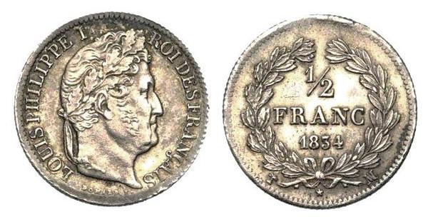 1/2 franc (Luigi Filippo I)