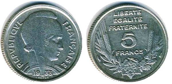 5 francs