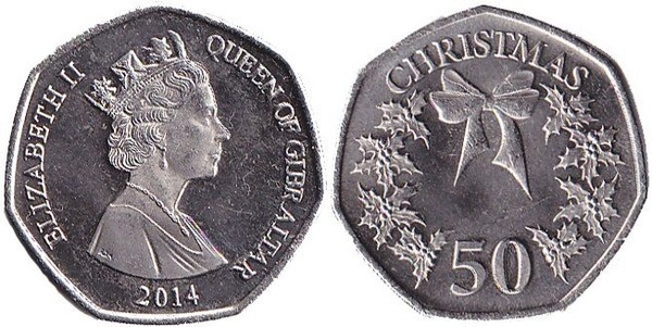 50 pence (Natale 2014)