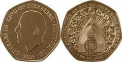 50 pence (Coronación de Carlos III)