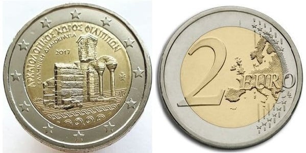 2 euro (Sito archeologico di Filippi - Filippi)