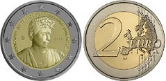 2 euro (150 Aniversario del nacimiento de Penélope Delta)