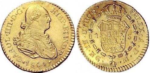 1 escudo (Carlo IV)