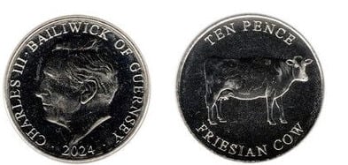 10 pence (razze tradizionali - vacca frisona)