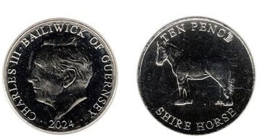 10 pence (Razze storiche - Cavallo di Shire)