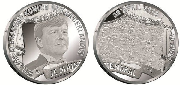 10 euro (Incoronazione di Re Willem-Alexander)