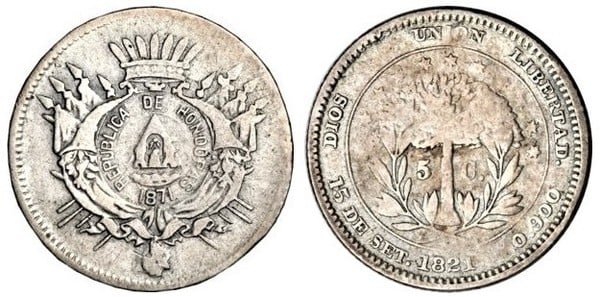 5 centavos (50° Anniversario dell'Indipendenza)