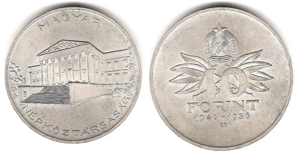 10 forint (10° anniversario del Fiorino)