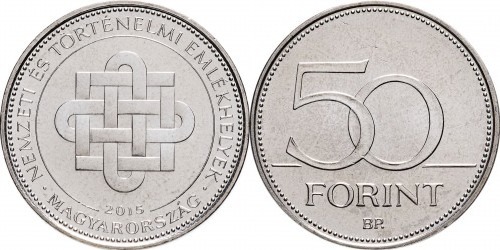 50 forint (Siti storici della memoria nazionale)