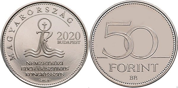 50 fiorini (52° Congresso Eucaristico Internazionale)