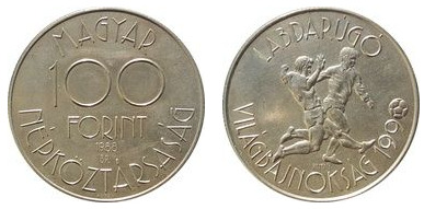 100 forint (Campionato mondiale di calcio 1990)