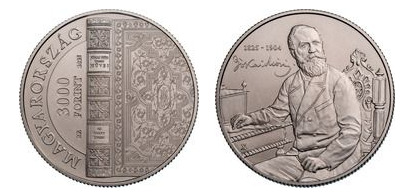 3000 fiorini (200° anniversario della nascita di Mór Jókai)