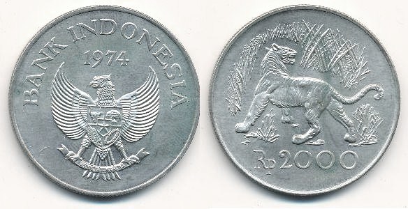 2.000 rupiah (Tigre di Java)