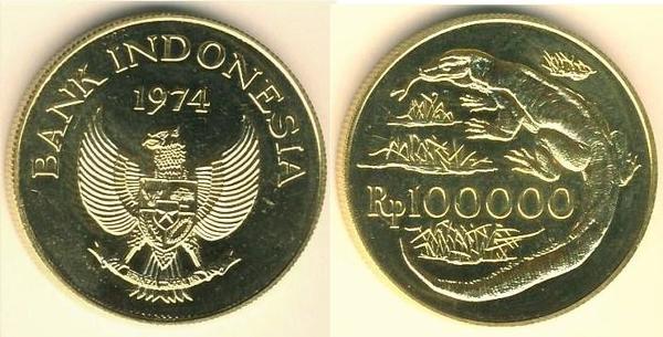 100.000 rupiah (Drago di Komodo)