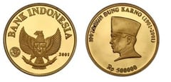 500000 rupiah (Centenario di Sukarno)