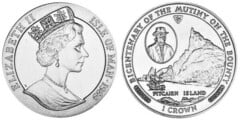 1 crown (200 Aniversario del Motín en el Bounty - Islas Pitcairn)