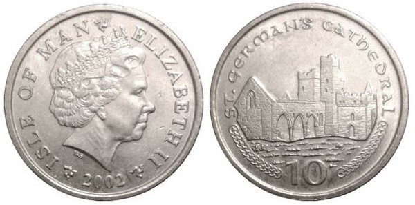 10 pence (Cattedrale di San Germano)