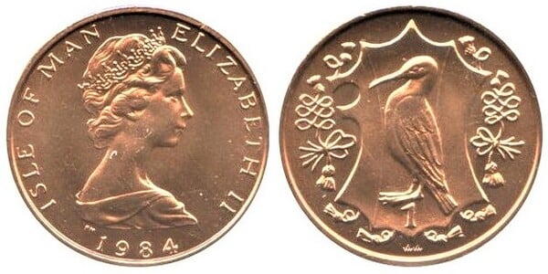 1 penny (Quincentenario del Colegio de Armas)