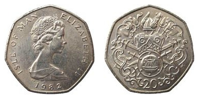 20 pence (Elisabetta II 2° ritratto)