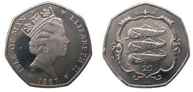 20 Pence (Elisabetta II 3° ritratto)