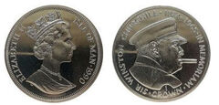 1 corona (25° anniversario della morte di Winston Churchill)