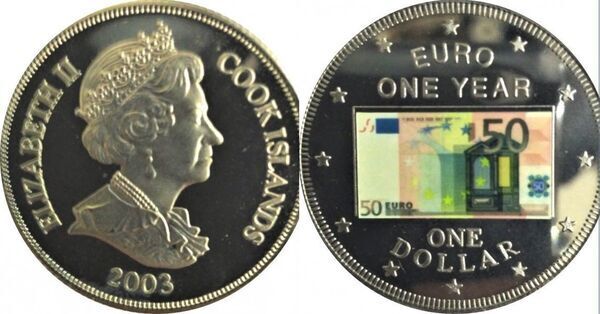 1 dollar (1° Anniversario della banconota da 50 euro in euro)