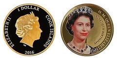 1 dollaro (90° compleanno della Regina Elisabetta II)